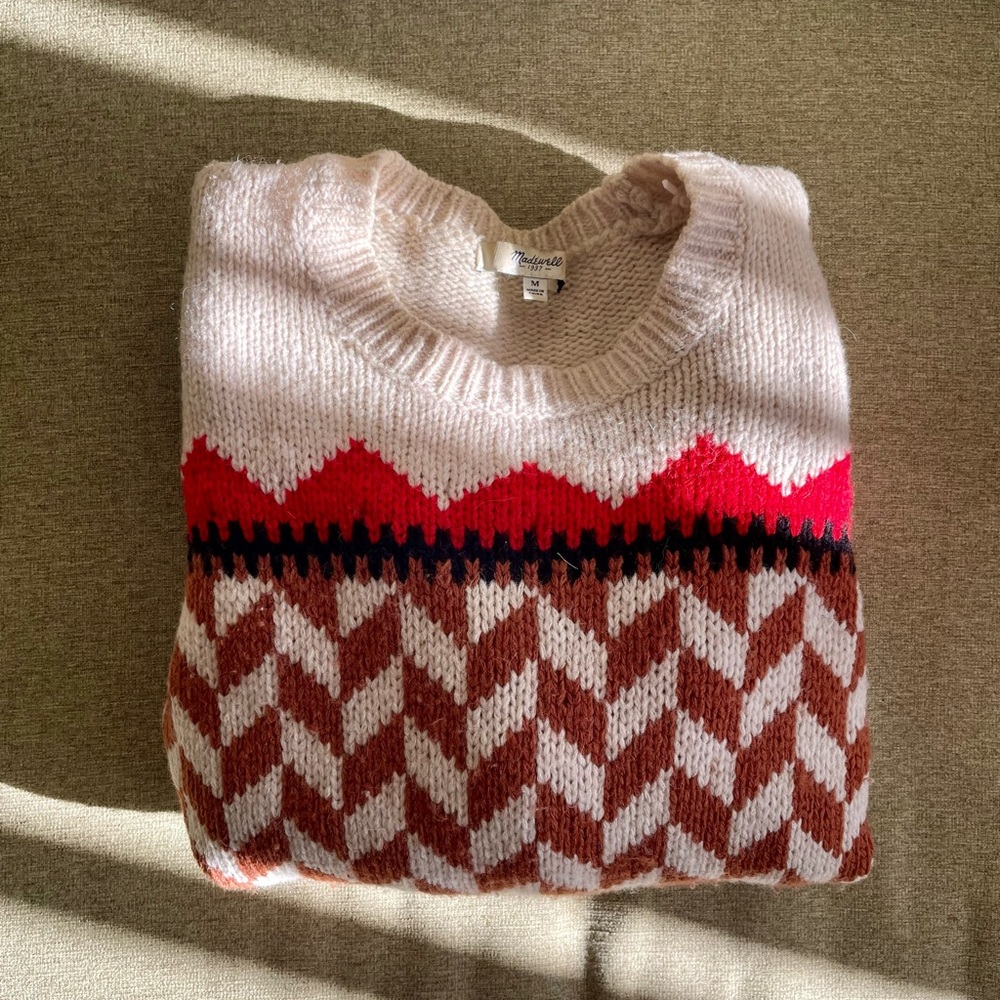 Madewell wool crewneck sweater